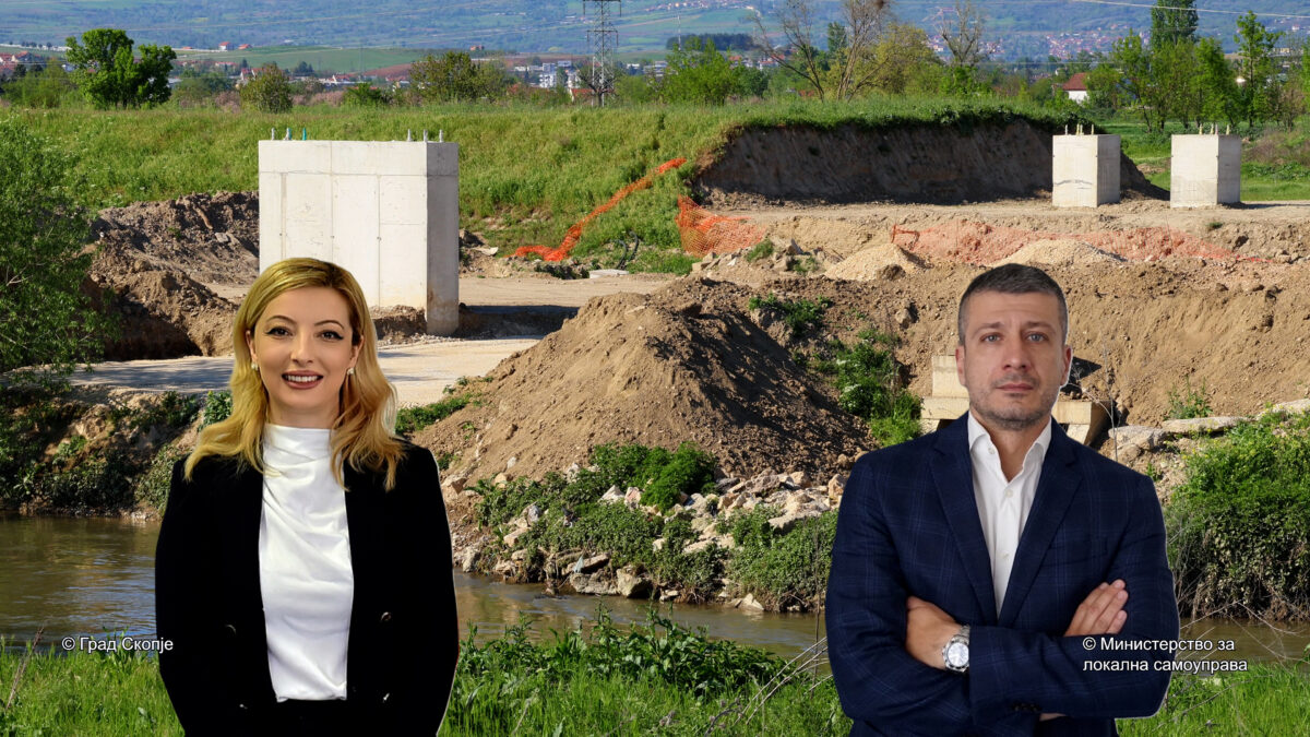 Тhe former Mayor of Skopje, Danela Arsovska, and Zlatko Perinski, whom she dismissed from the position of director at the PE 'Water and Sewerage' Skopje under accusations of preventing corruption.