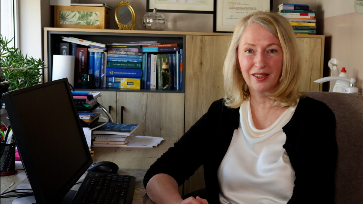 Prof. Dr. Mirjana Dimovska, head of the Department for Environmental Health at the Institute of Public Health