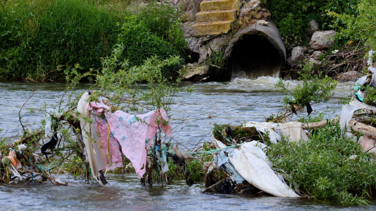 Vardar River in Skopje